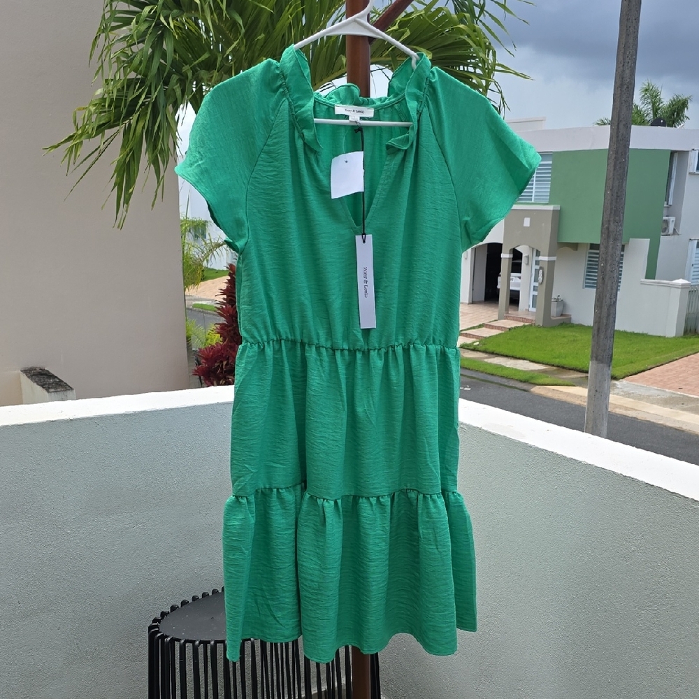 Green Mini Dress